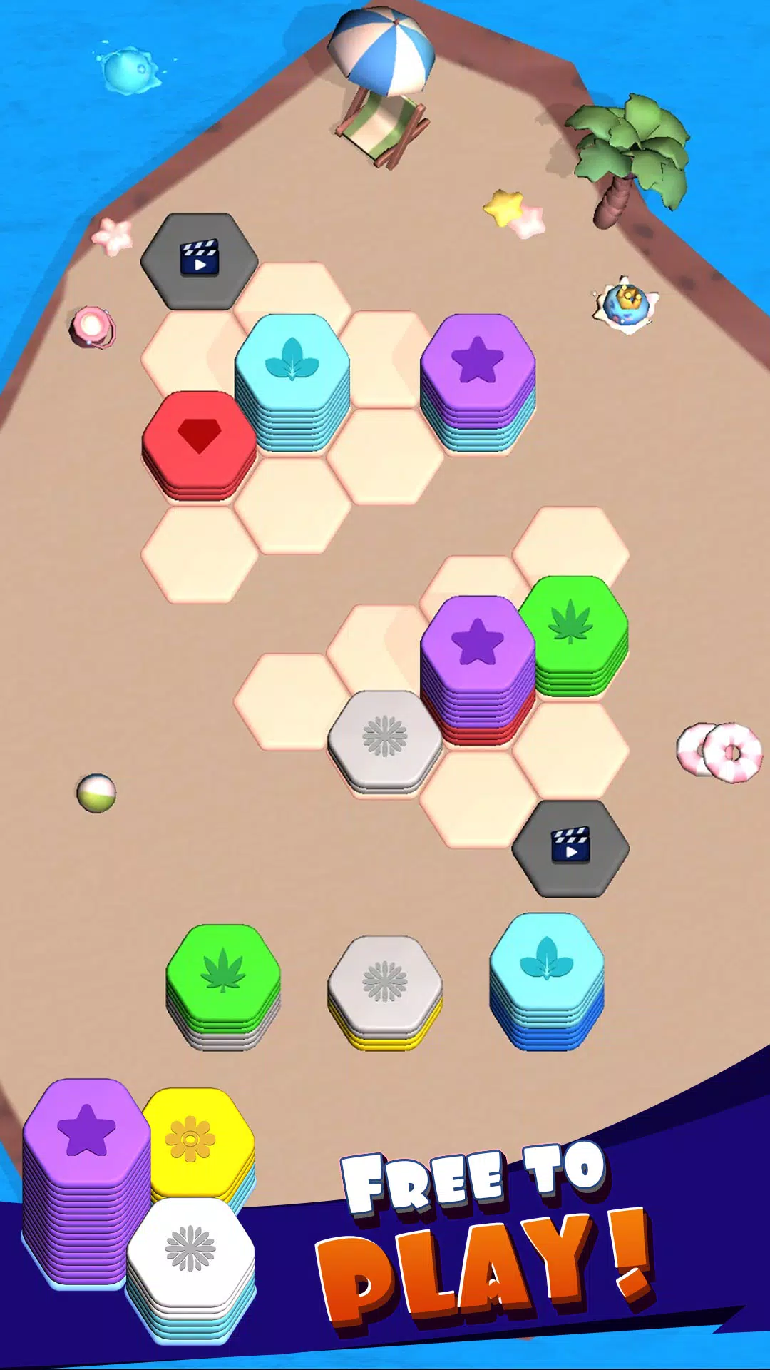 Hexa Merge Sort Block Puzzle Screenshot 3