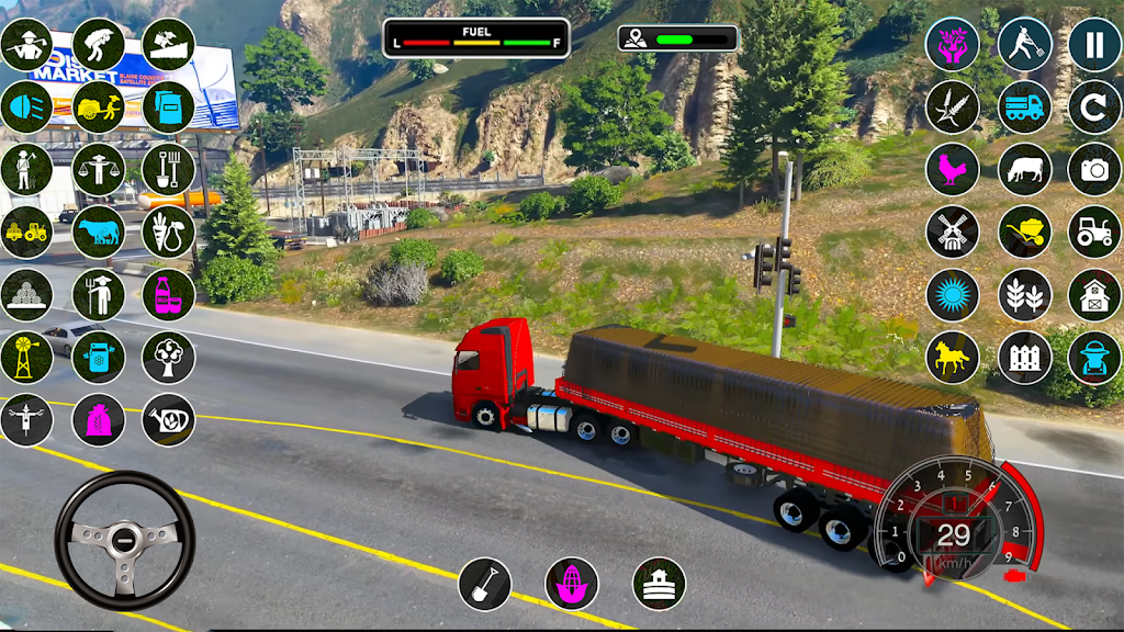 Real Cargo Truck Driving Games Zrzut ekranu 3