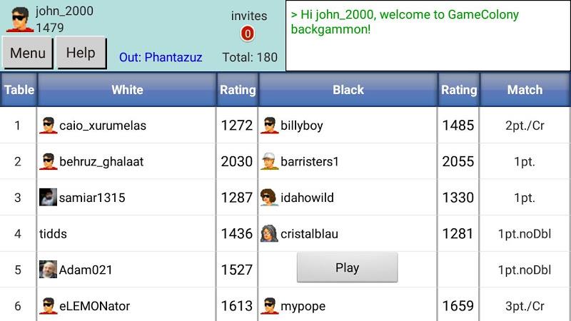 Backgammon Club Capture d'écran 2