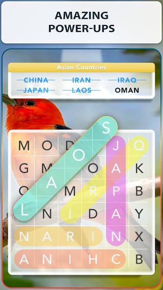 Word Search Nature Puzzle Game Mod Screenshot 2