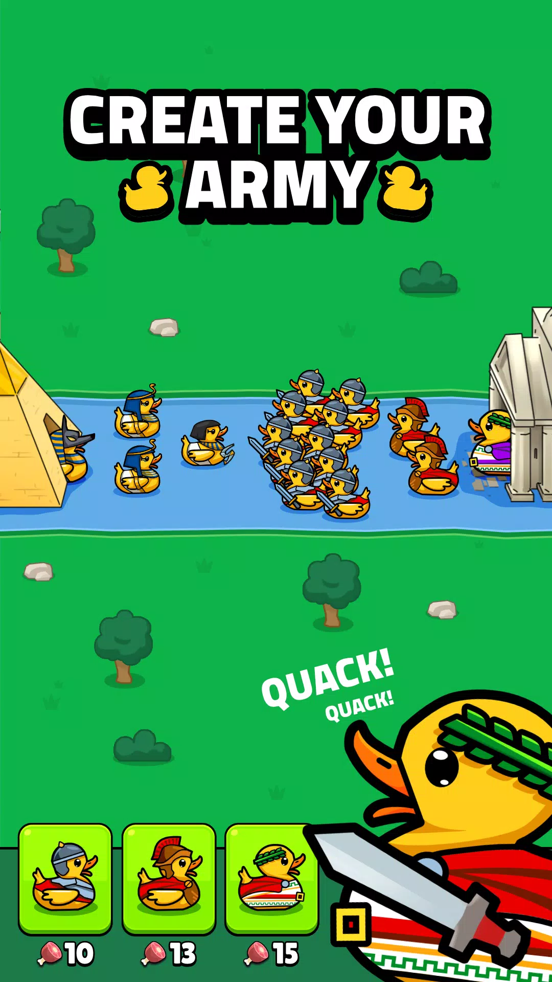 Age of Duck Warriors: War Game應用截圖第3張