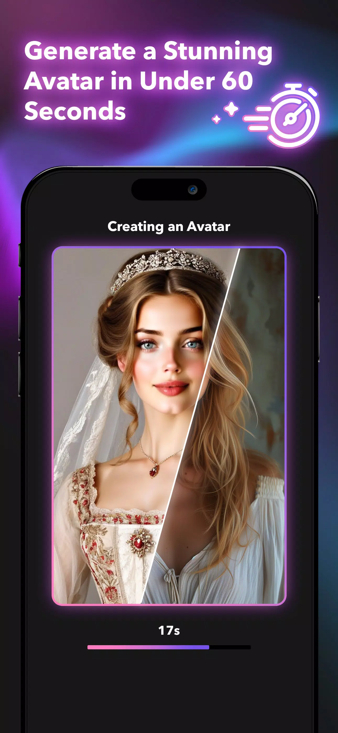 Aurora: AI Portrait Generator ภาพหน้าจอ 0