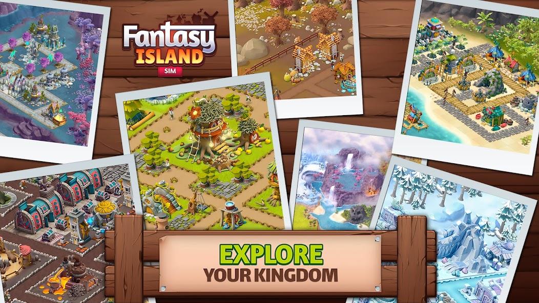 Fantasy Island: Fun Forest Sim Mod Tangkapan skrin 3