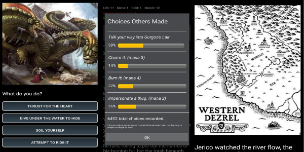 Dungeons and Decisions RPG Captura de pantalla 2