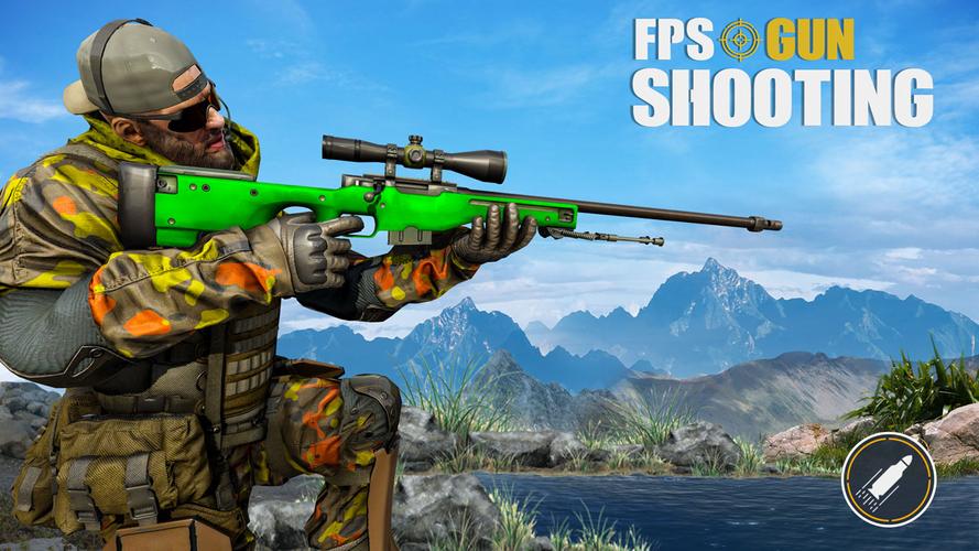 Gun Games Offline 3D Shooting ဖန်သားပြင်ဓာတ်ပုံ 3