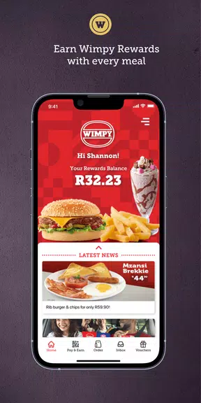 Wimpy Rewards App Captura de pantalla 0