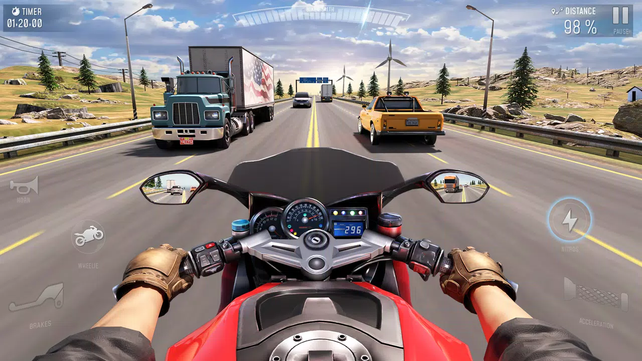 Rider 3D Bike Racing Games スクリーンショット 0