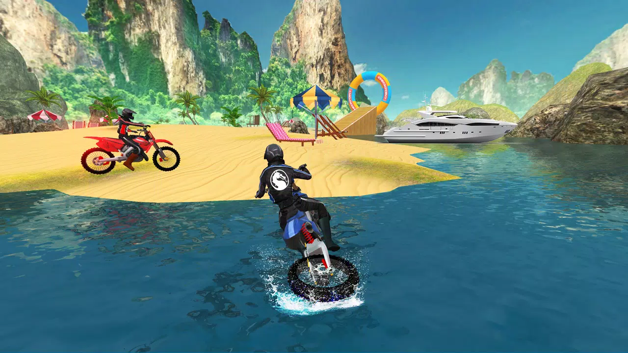 Bike Racing : Water Bike Games ภาพหน้าจอ 3