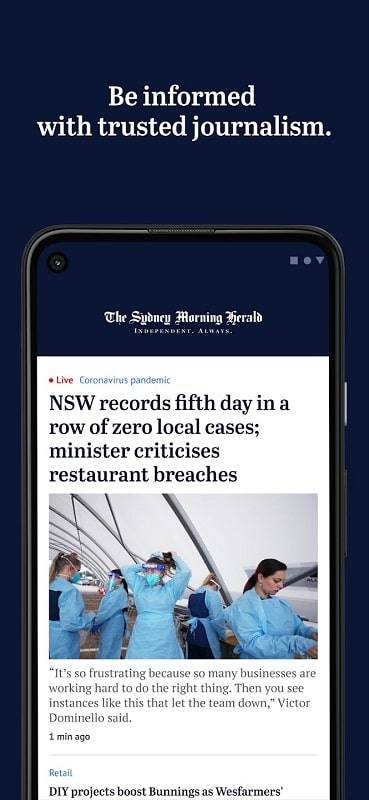 The Sydney Morning Herald Ekran Görüntüsü 0